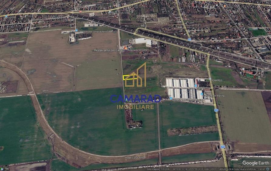 Teren Construcții intravilan de 3870 mp, în Buftea