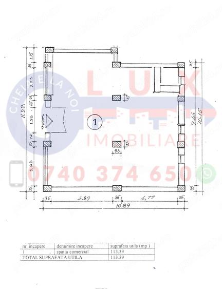 Spațiu comercial, de 114 mp, în Ultracentral