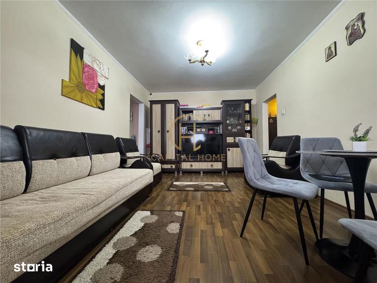 Apartament cu 2 camere semidecomandat, mobilat în Mircea cel Bătrân