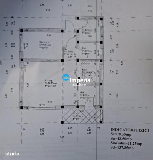Casă cu 4 camere decomandat în Tomești