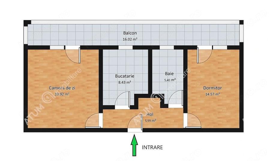 Apartament cu 2 camere decomandate etaj 1 zona Pictor Brana - 8