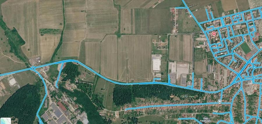 Teren de 8500 mp, în Central