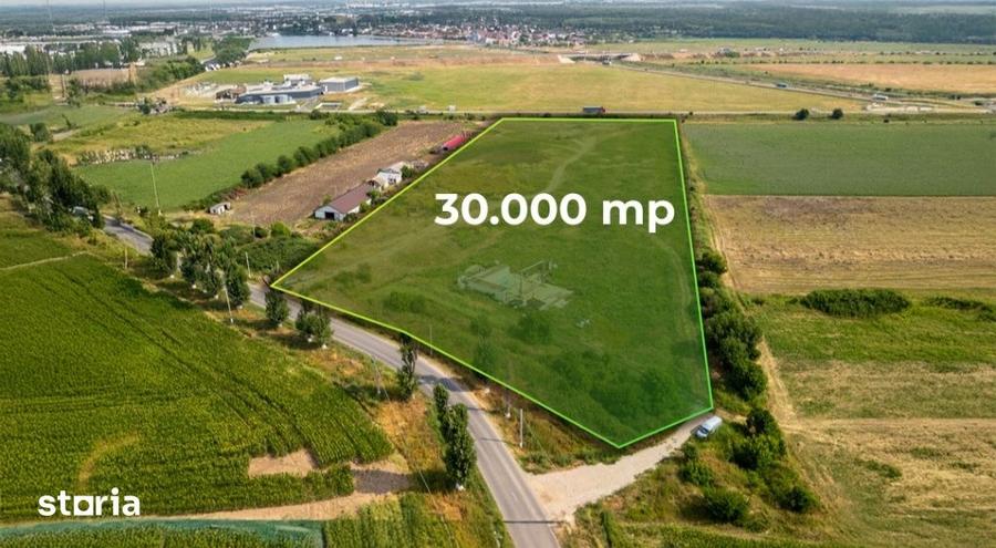 Teren de 30000 mp, în Cernica