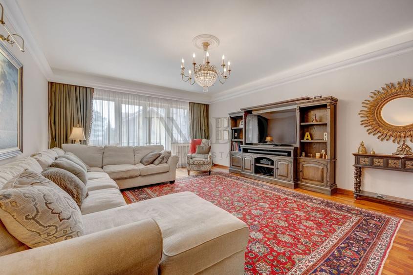 Apartament cu 4 camere, mobilat în Herăstrău