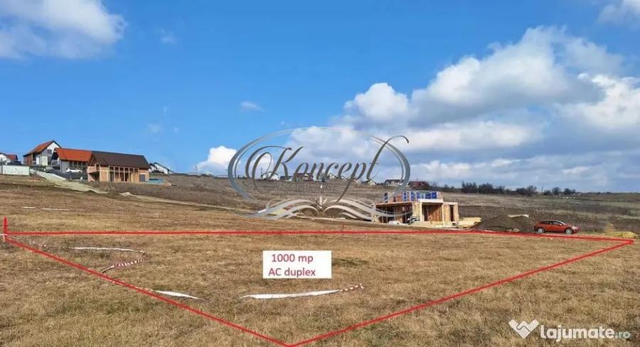 Teren de 1000 mp, în Jucu