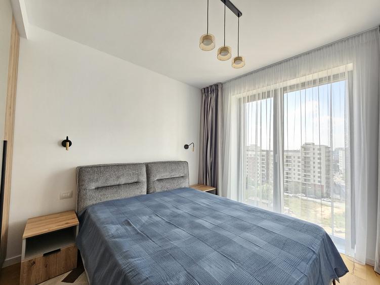 Apartament cu 2 camere semidecomandat, mobilat în Aviației