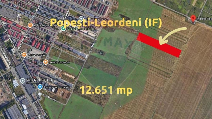 Teren agricol intravilan de 12651 mp, în Central