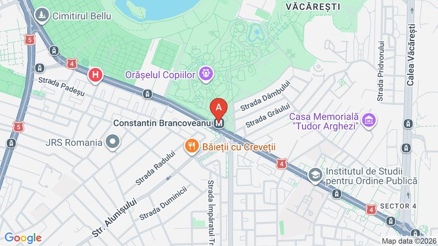 Apartament cu 2 camere semidecomandat în Brâncoveanu