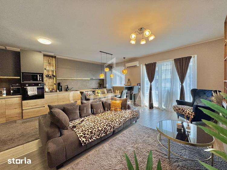 Apartament cu 2 camere semidecomandat, mobilat în Gheorgheni