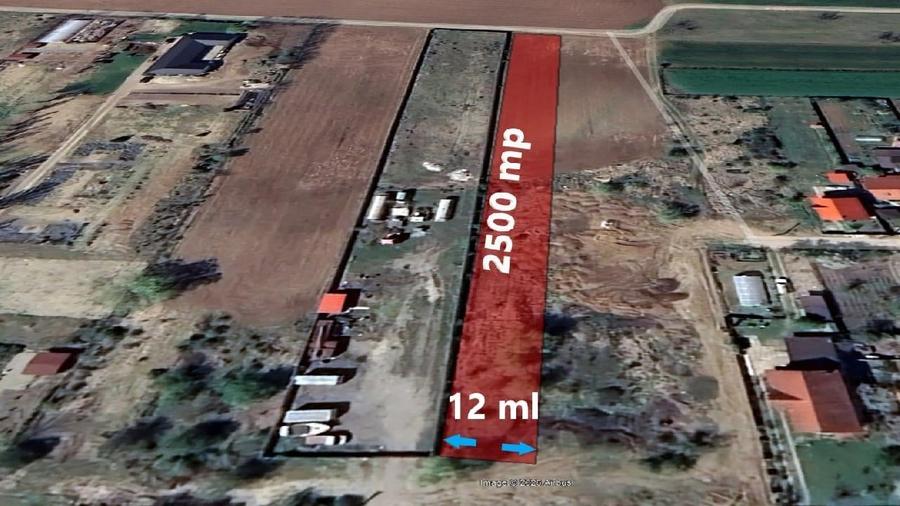 Teren agricol intravilan de 2500 mp, în Ciolpani