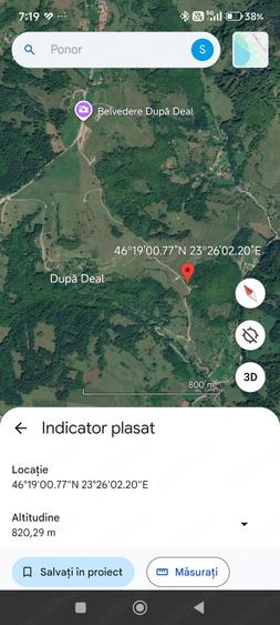 Teren de 3510 mp, în Central
