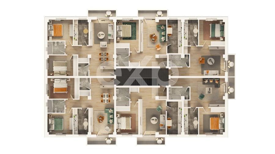 Apartament cu 3 camere decomandat în Trivale