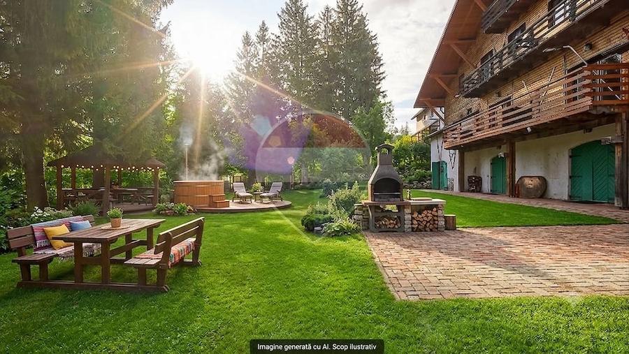 Casă cu 16 camere cu Teren 1368 Mp în Timișu de Sus