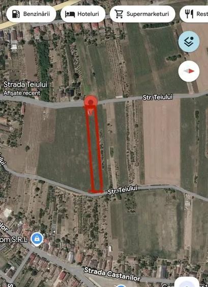 Teren de 3200 mp, în Central