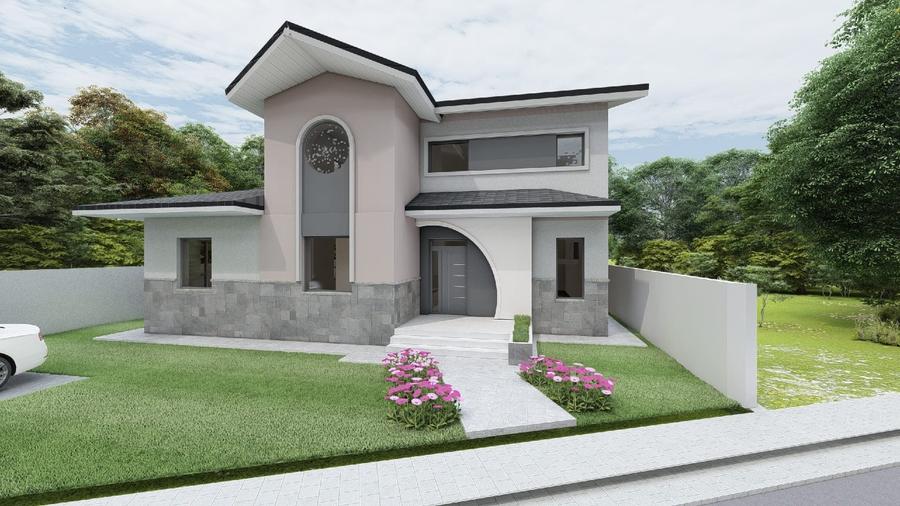 Casă individuală cu 5 camere cu Teren 580 Mp în Dudu