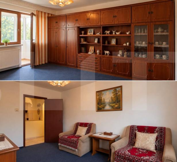 Apartament cu 2 camere semidecomandat în Central