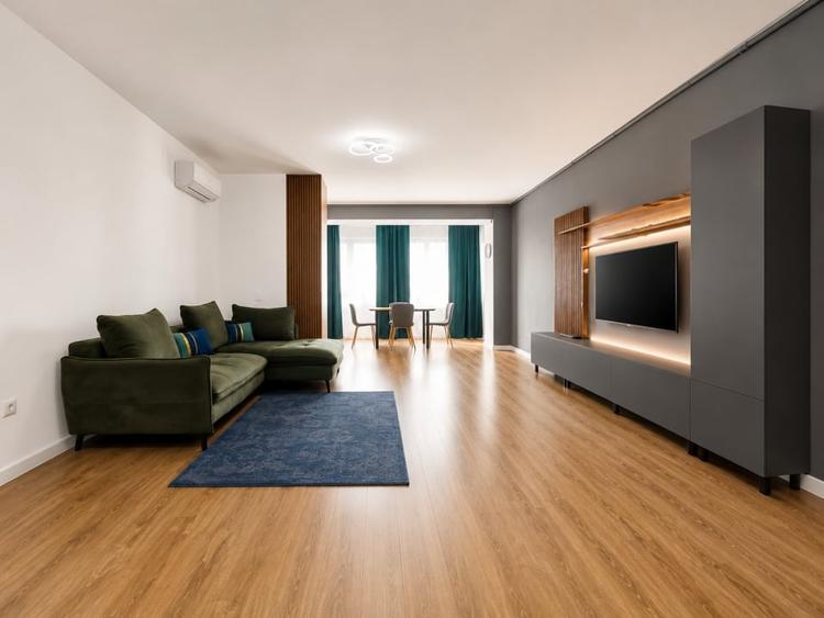 Apartament cu 2 camere semidecomandat, mobilat în Pipera — fotografia 3