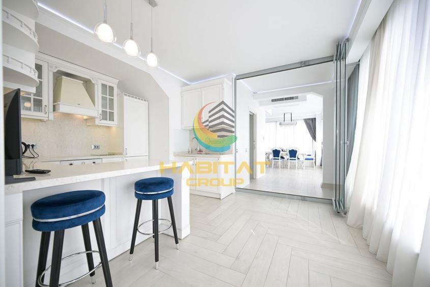 Apartament cu 5 camere decomandat, mobilat în Mihai Bravu
