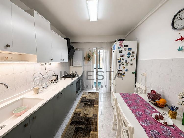 Apartament cu 4 camere decomandat, mobilat în Mărăști