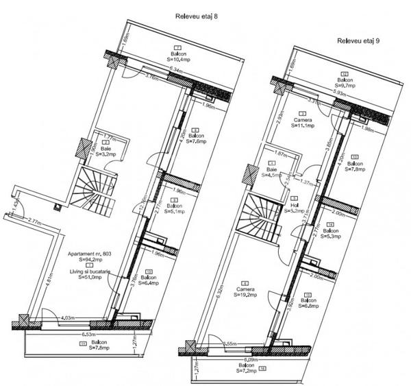Apartament cu 4 camere semidecomandat în Zorilor