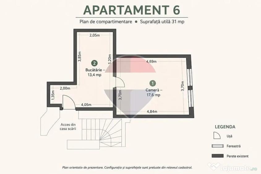 Casă cu 9 camere cu Teren 1048 Mp în Central