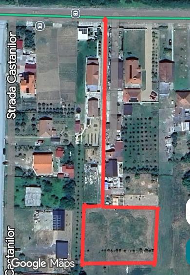 Teren de 2000 mp, în Exterior Vest