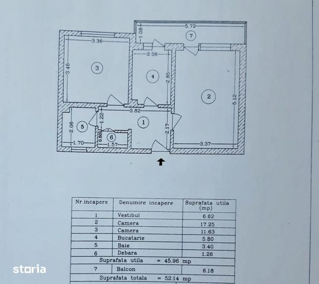 Ap. 2 camere Ciresica, aproape de Univ. Ovidius si statiunea Mamaia - 1
