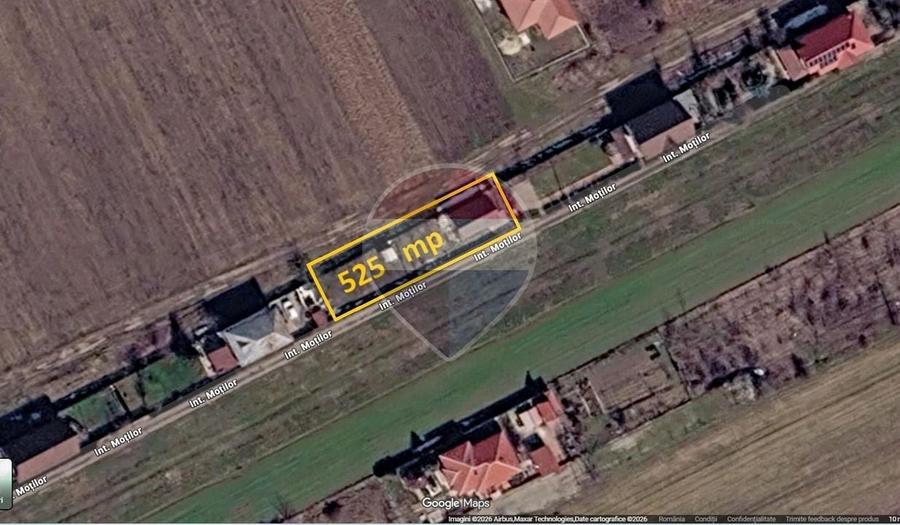 Teren Construcții intravilan de 525 mp, în Gulia
