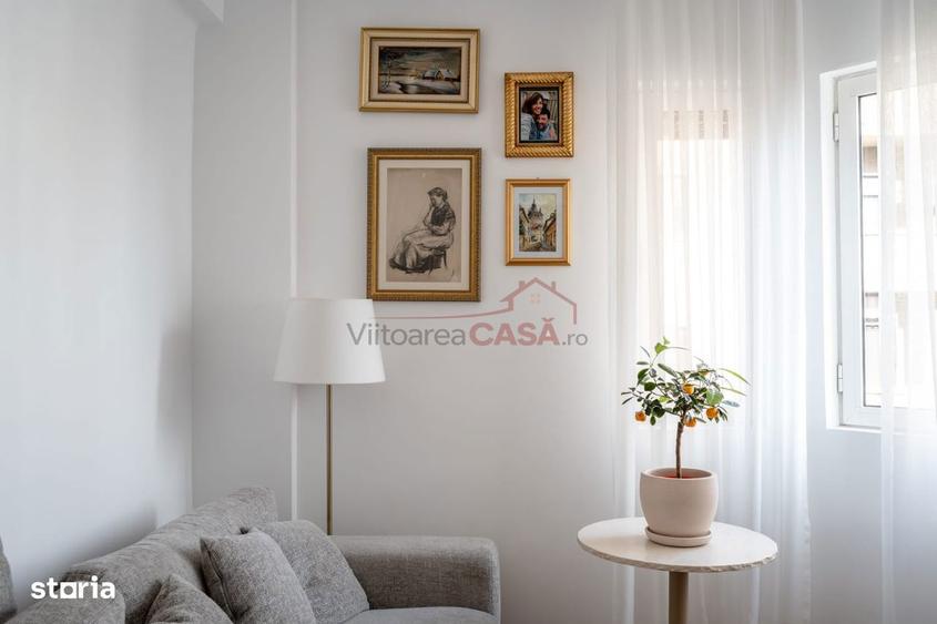 Apartament cu 4 camere decomandat, mobilat în Romană
