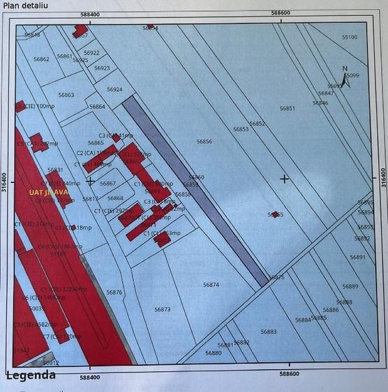 Teren agricol intravilan de 2834 mp, în Jilava