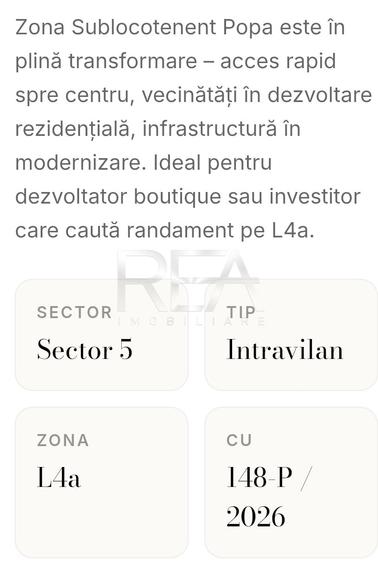 Teren Construcții intravilan de 256 mp, în Rahova