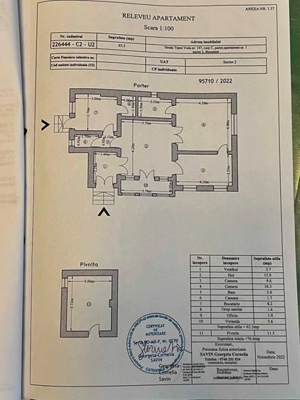 Casă cu 3 camere în Iancului