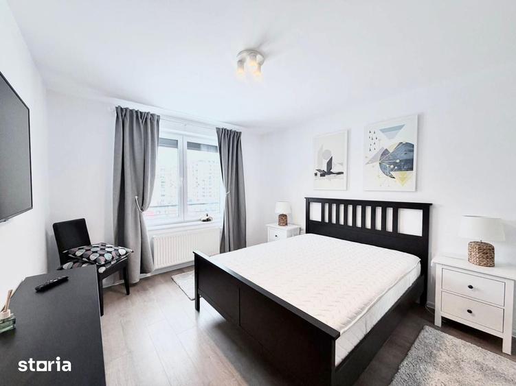 Apartament cu 2 camere, mobilat în Tractorul