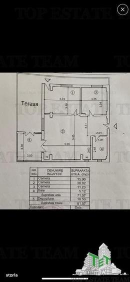 Apartament cu 3 camere, mobilat în Bucureștii Noi