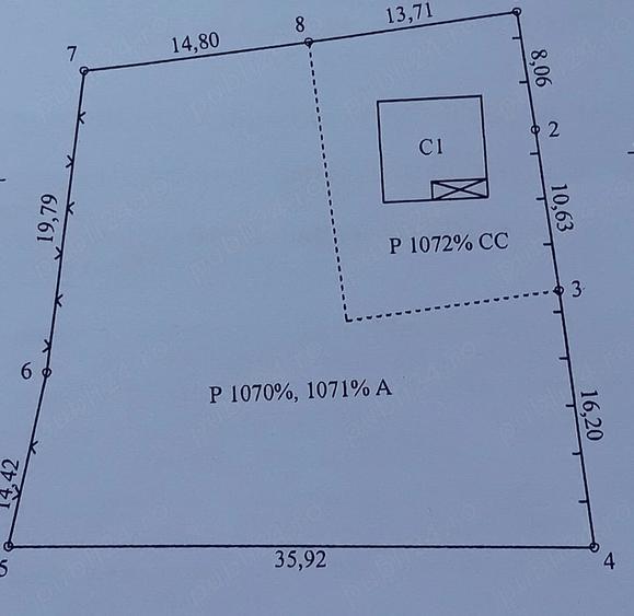 Casă cu Teren 1040 Mp în Biceștii de Sus