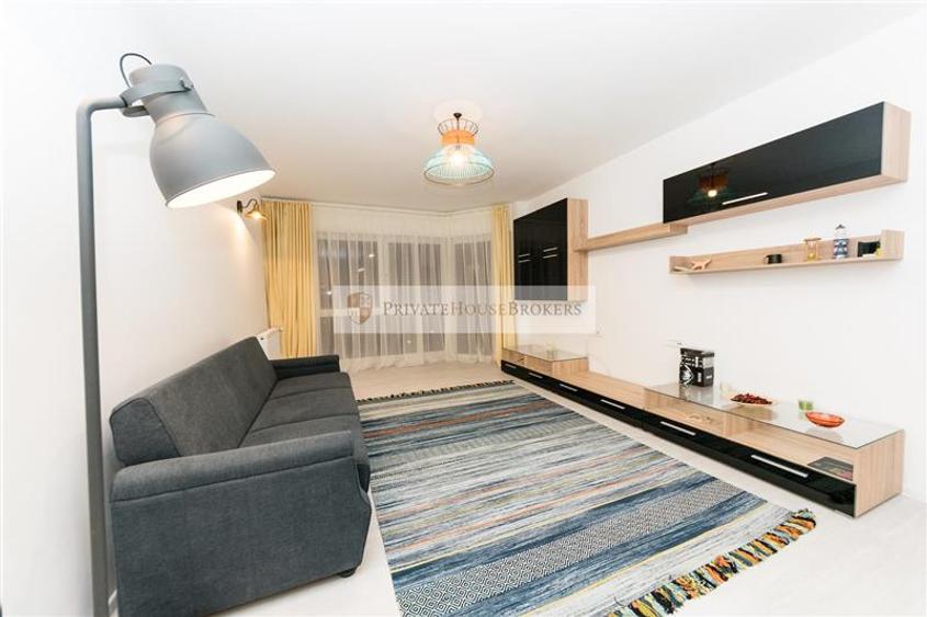 Apartament cu 2 camere semidecomandat, mobilat în Floreasca