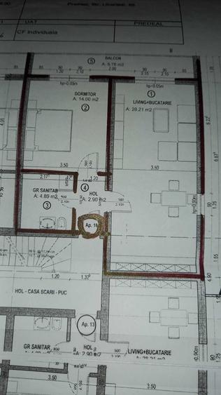 Apartament cu 2 camere decomandat în Central