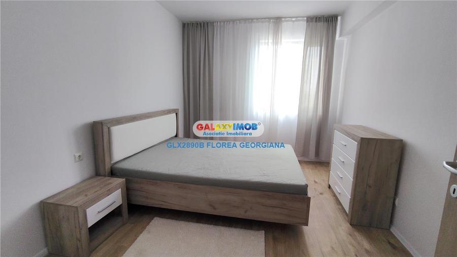 Apartament cu 3 camere semidecomandat, mobilat în Băneasa
