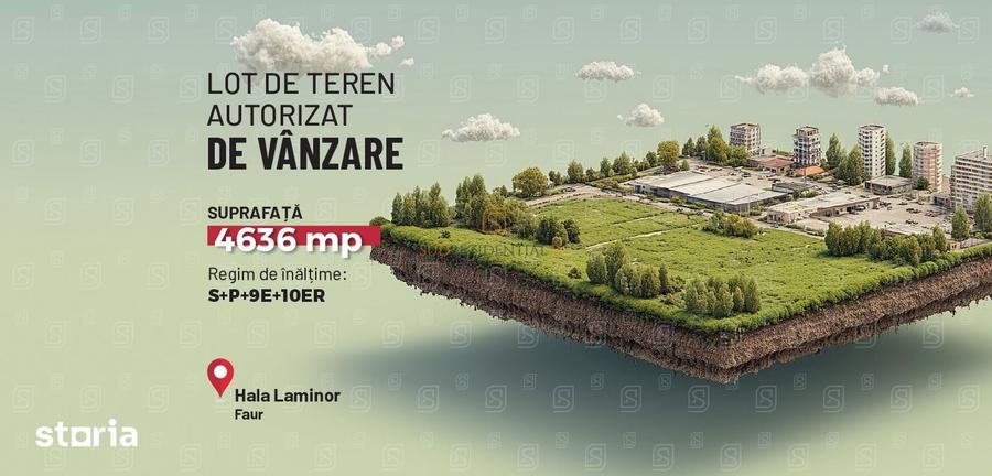 Teren de 4636 mp, în Industriilor