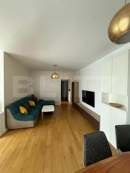 Apartament cu 2 camere semidecomandat, mobilat în Central