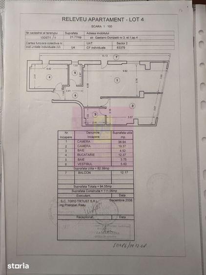 Apartament cu 2 camere în Floreasca