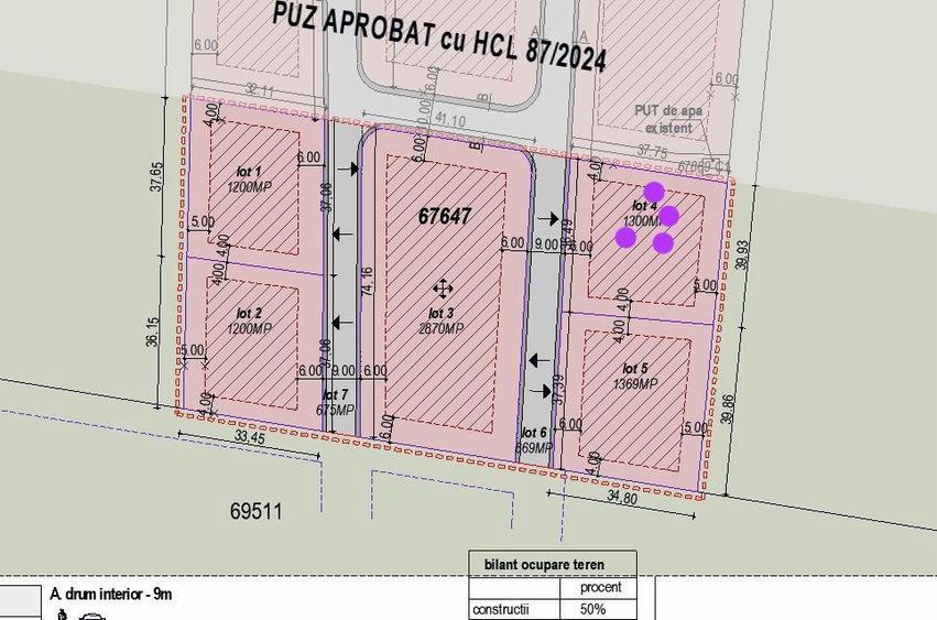 Teren Construcții intravilan de 1200 mp, în Nojorid