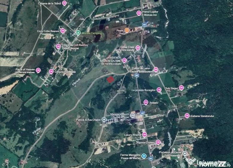 Teren extravilan Rasnov , Glajerie-Str Poiana velicanului... - 2
