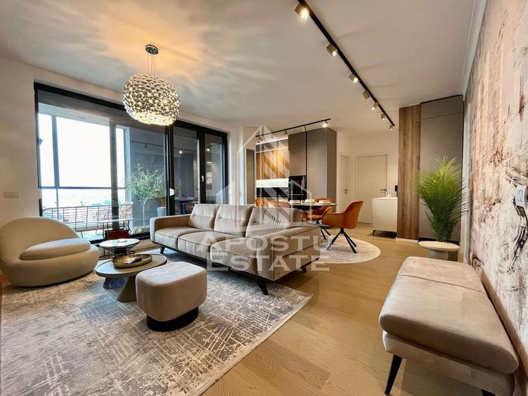 Apartament cu 3 camere semidecomandat, mobilat în Take Ionescu
