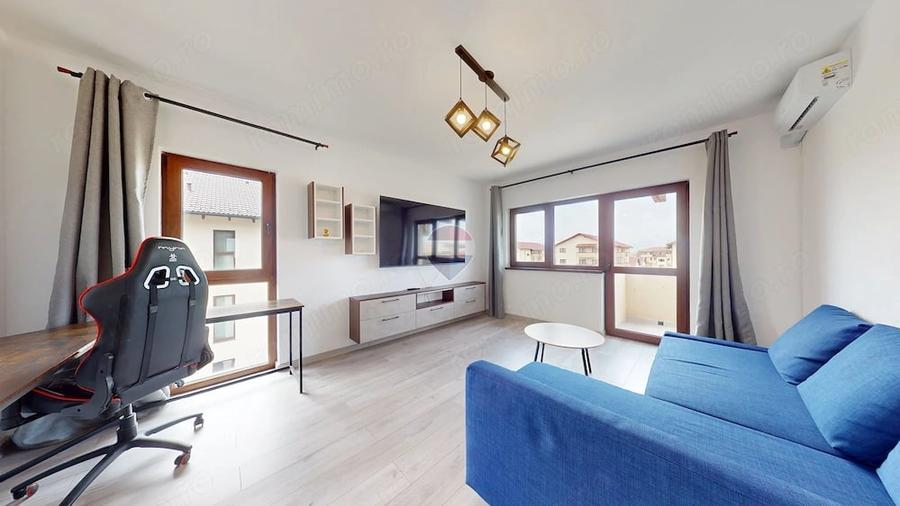 Apartament cu 2 camere decomandat în Sânpetru