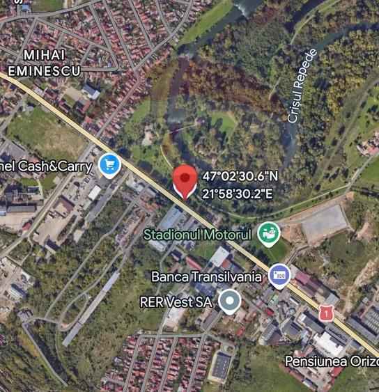 Teren de 2300 mp, în Calea Clujului