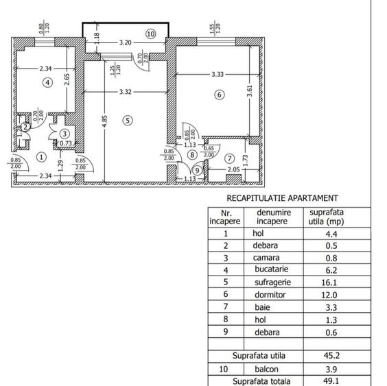 Apartament 2 camere Ploiesti Nord Aleea Romanitei bloc anvelopat - 4