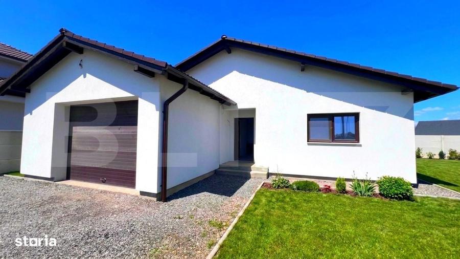 Casa cu 3 camere, 90 mp, pe un nivel, 454 mp teren, cartier Orizont - 6