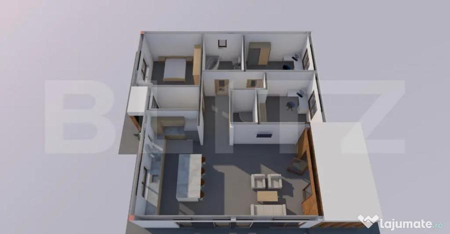 Casa 4 camere, 111 mp, 440 mp teren, zona Micro 16 - Satu Mare (Satu-Mare) - 2