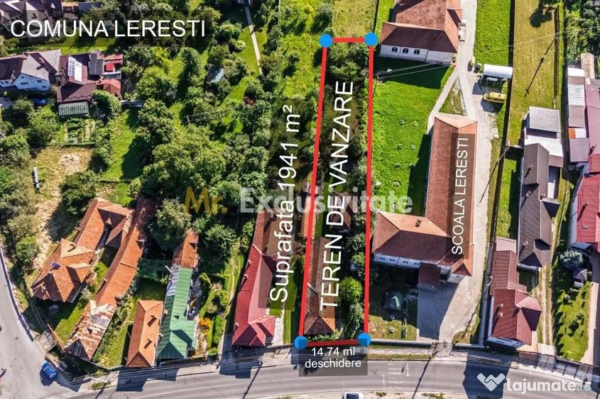 Teren cu potential exceptional 1941 mp Centru Leresti ... - 5